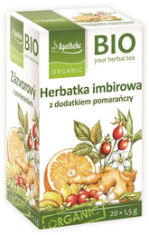 Thé BIO gingembre - orange 20 x 15 g - APOTHEKE